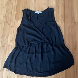 Loft Peplum Sleeveless Style Top